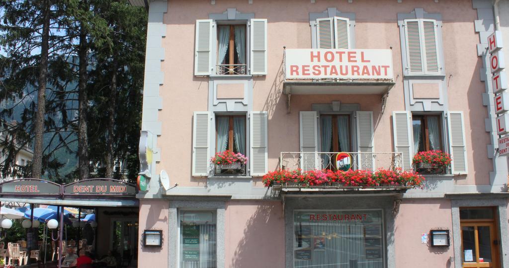 La Dent-Du-Midi Hotel & Restaurant Saint-Maurice Exterior foto